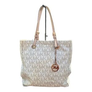 Michael Kors Cream Logo Tote
